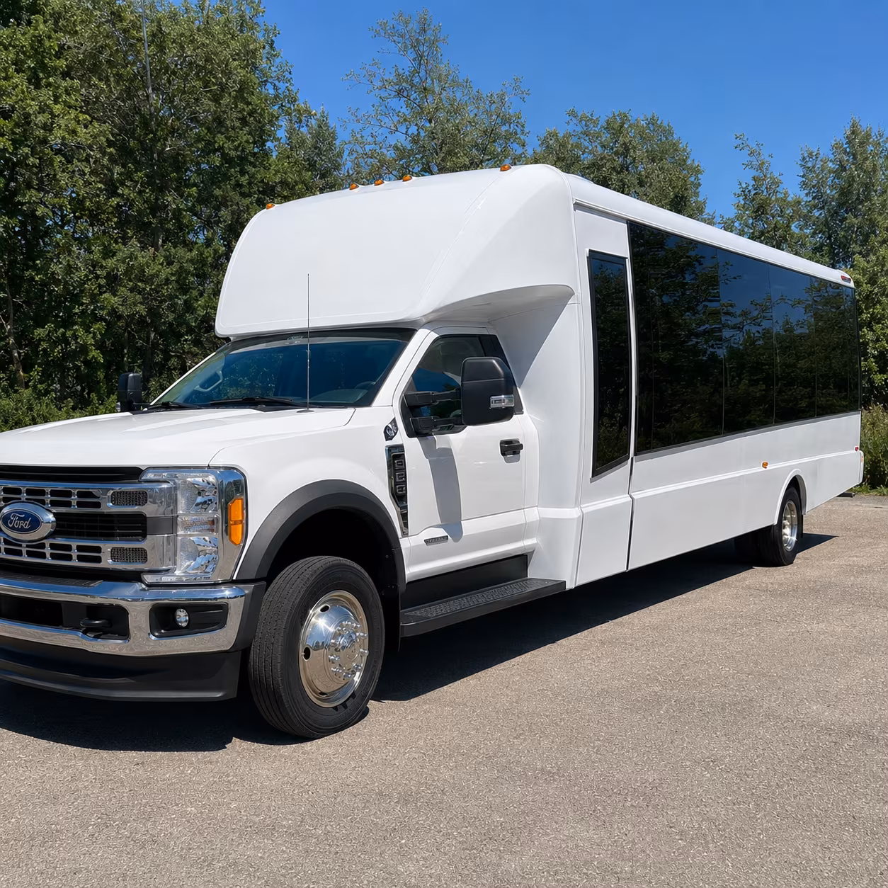 Jacksonville Airport Shuttle & Transportation party bus exterior