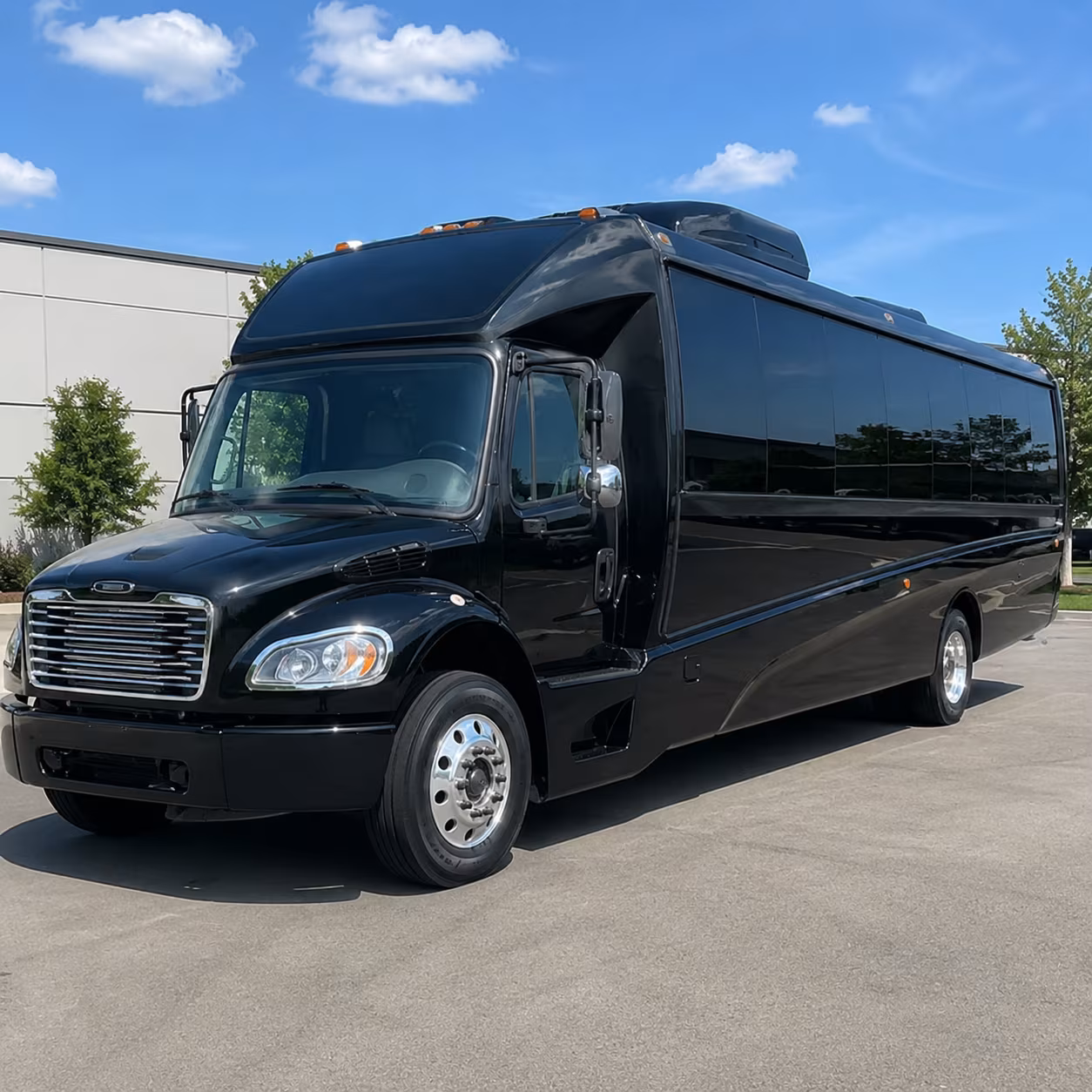 Jacksonville Airport Shuttle & Transportation party bus interior