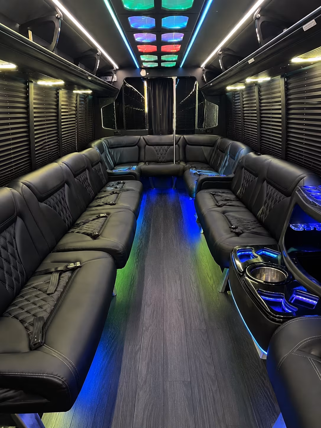 Jacksonville Bachelor & Bachelorette Transportation party bus exterior