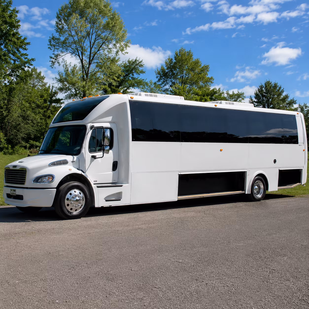 Jacksonville Bachelor & Bachelorette Transportation party bus exterior