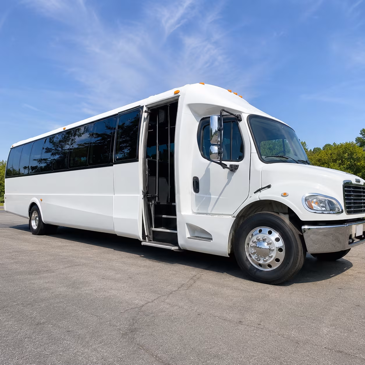 Jacksonville Corporate Transportation party bus exterior