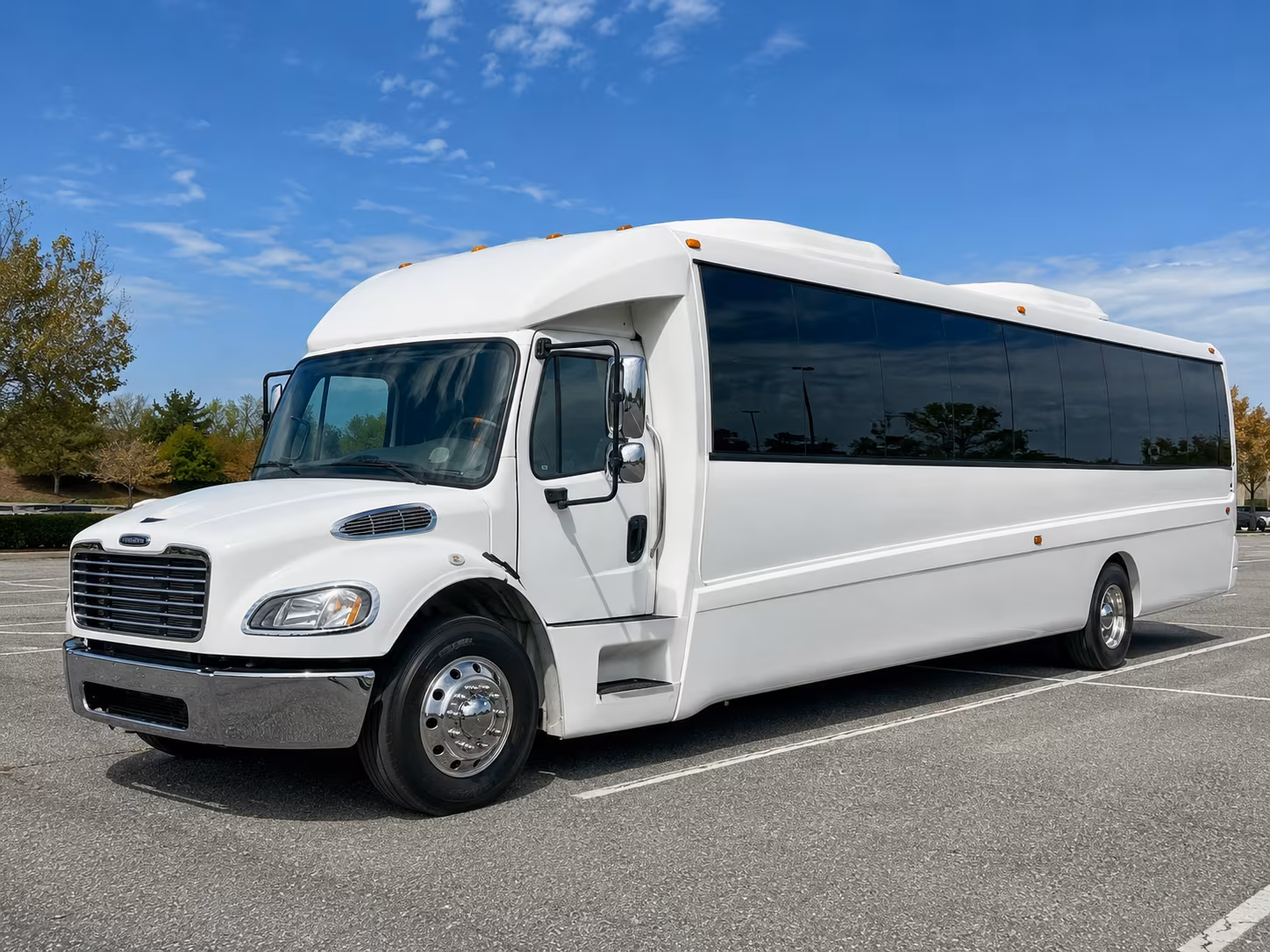Jacksonville Private Event Transportation party bus exterior