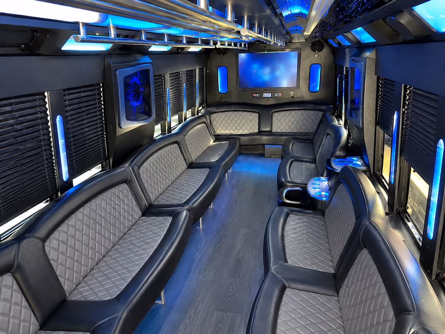 Jacksonville Private Event Transportation party bus exterior