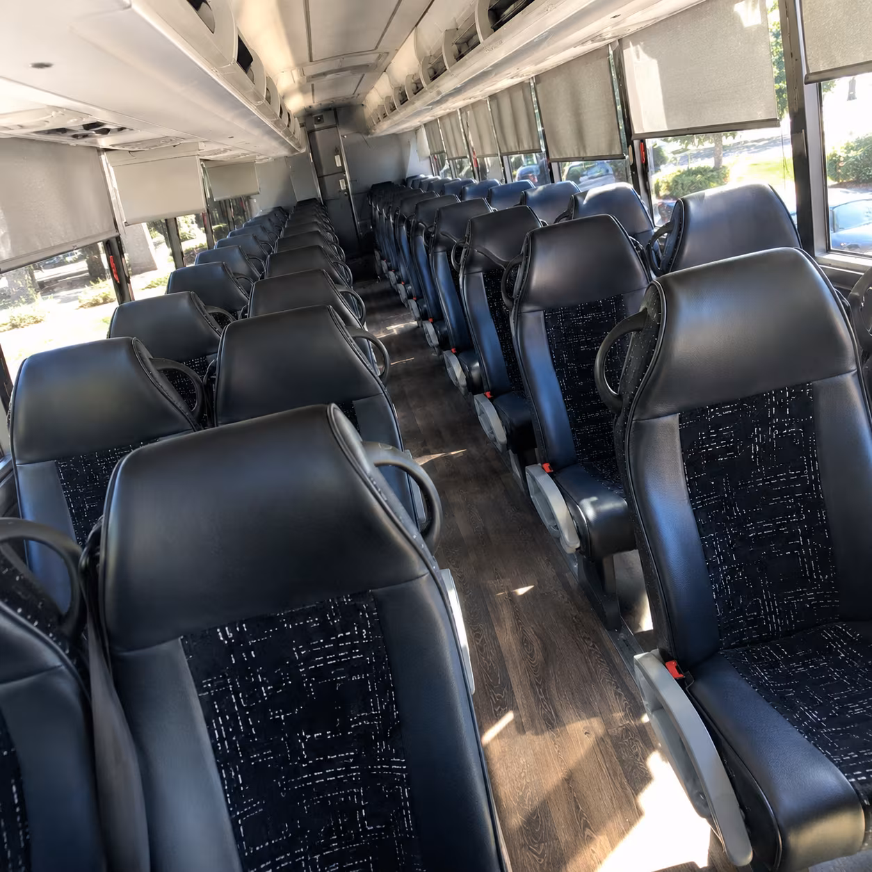 Jacksonville School Event Transportation party bus exterior