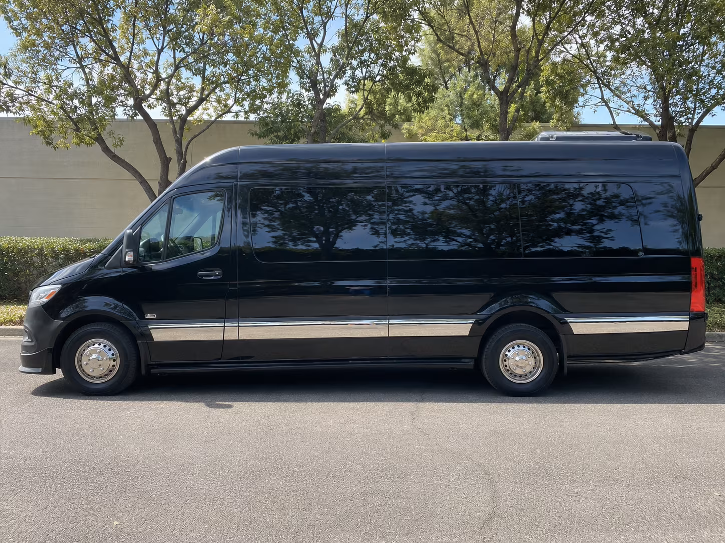 Jacksonville School Event Transportation party bus exterior