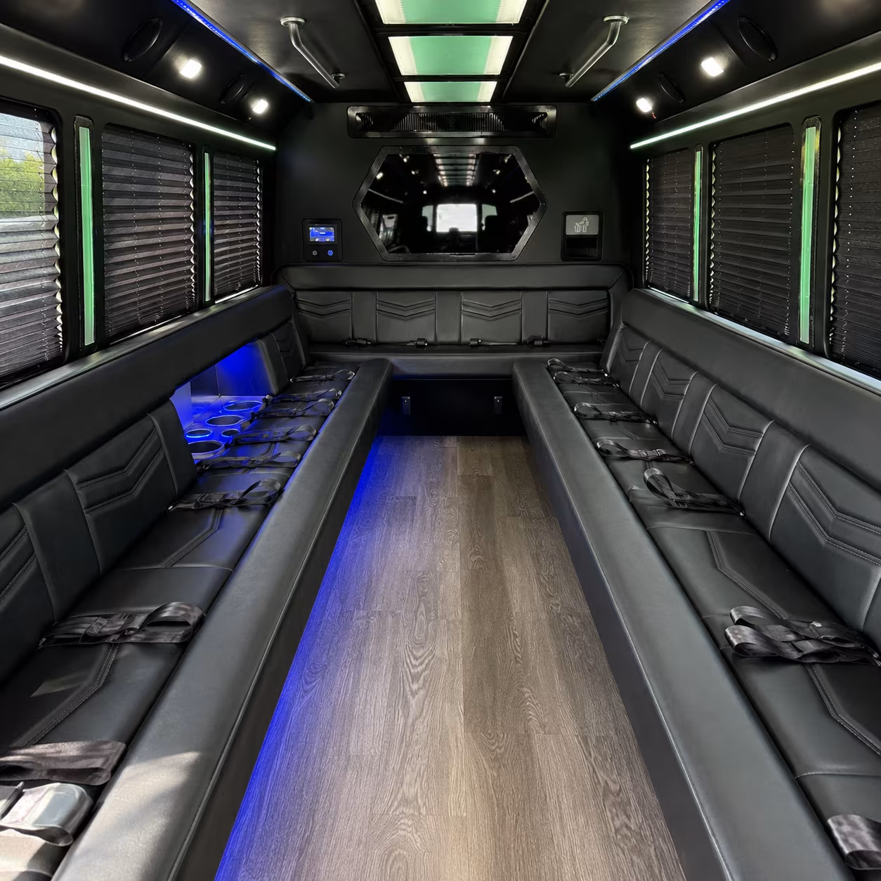 Jacksonville Sporting Event Transportation party bus exterior