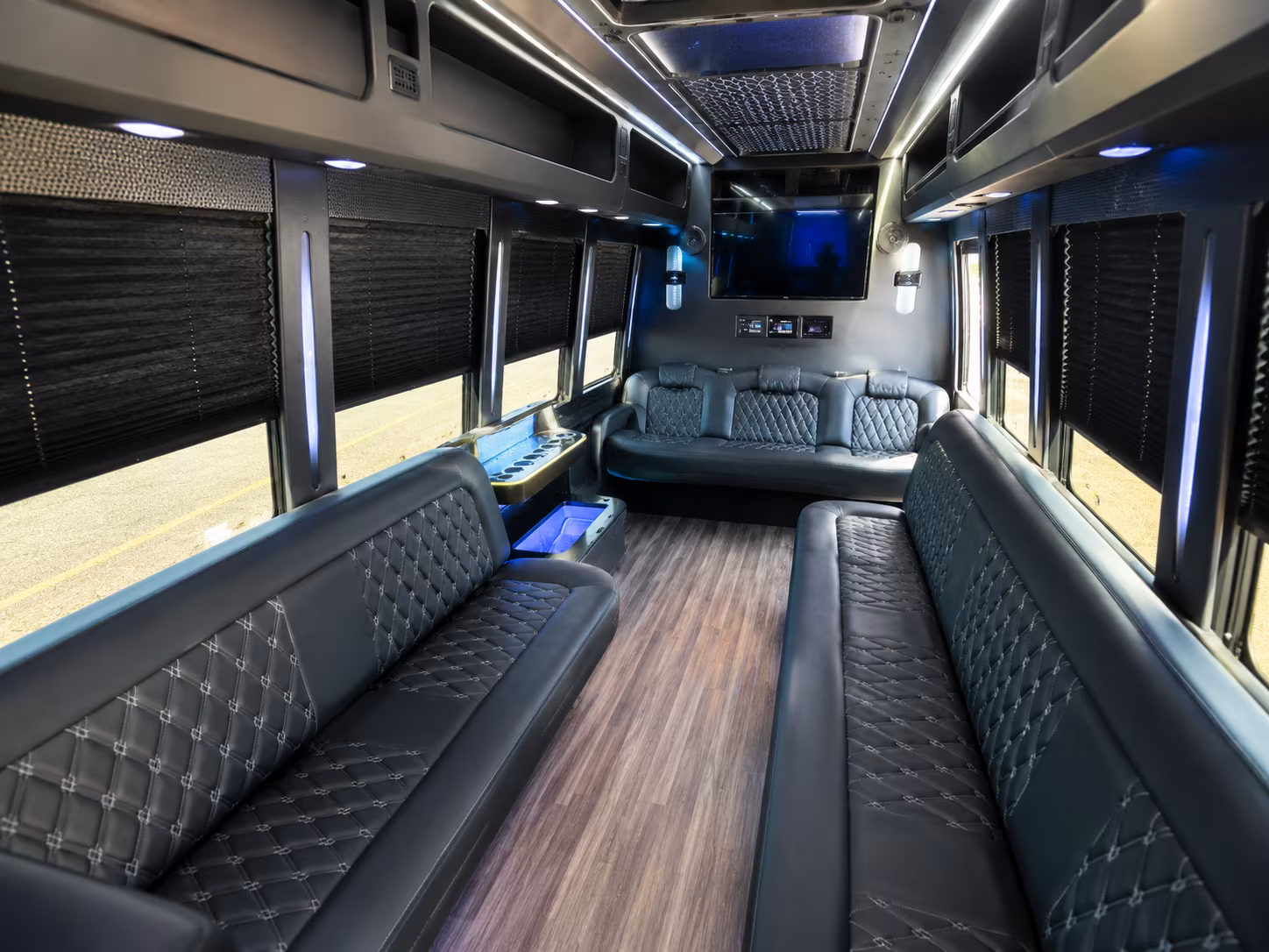Jacksonville Sporting Event Transportation party bus exterior