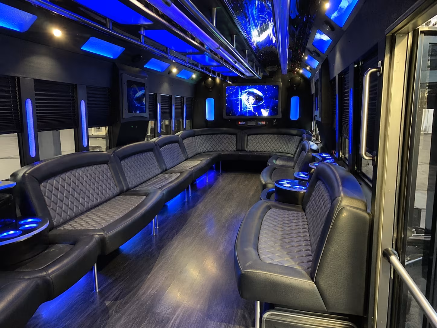 Jacksonville Sporting Event Transportation party bus exterior