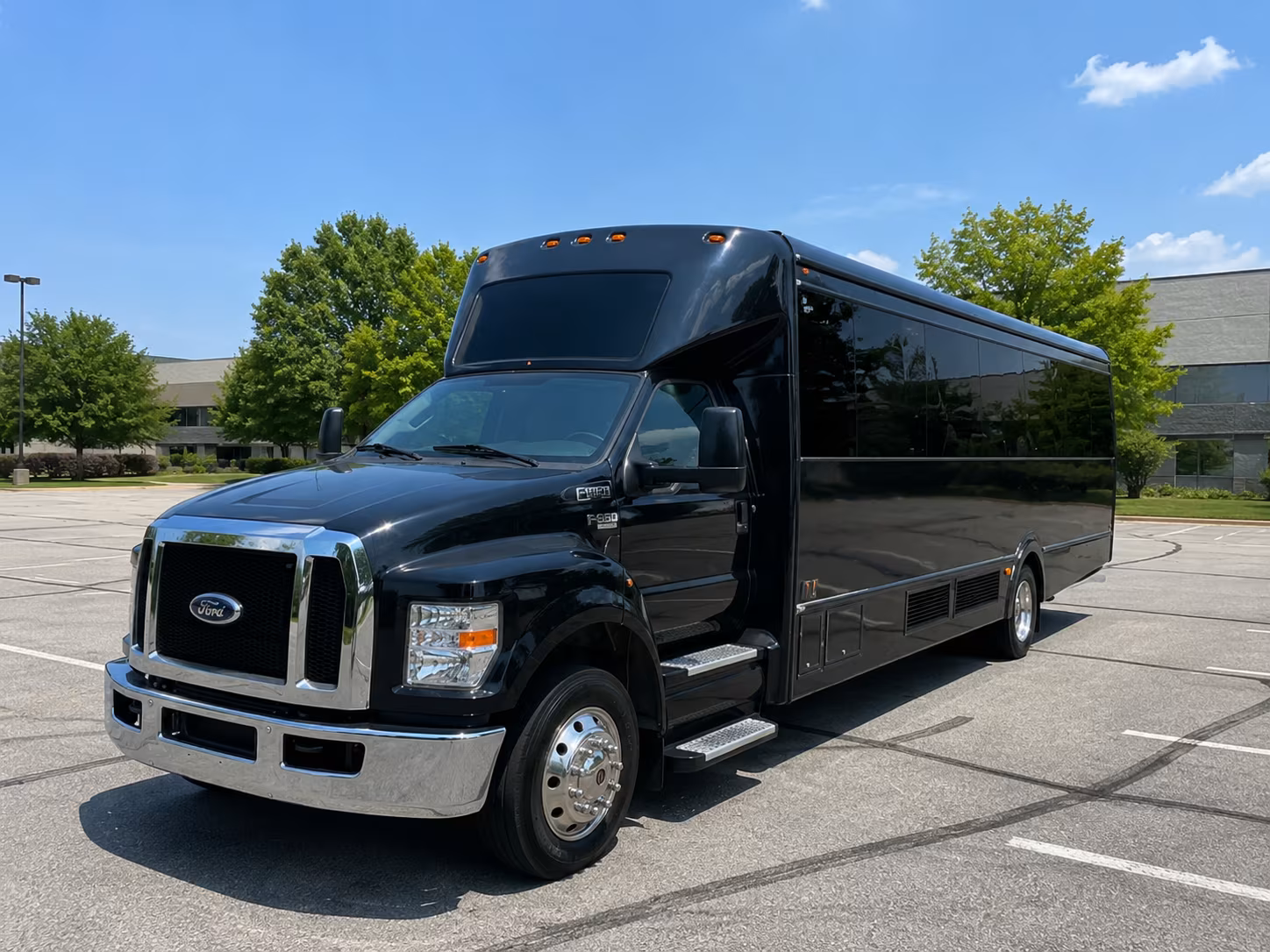 Jacksonville Wedding Transportation party bus exterior