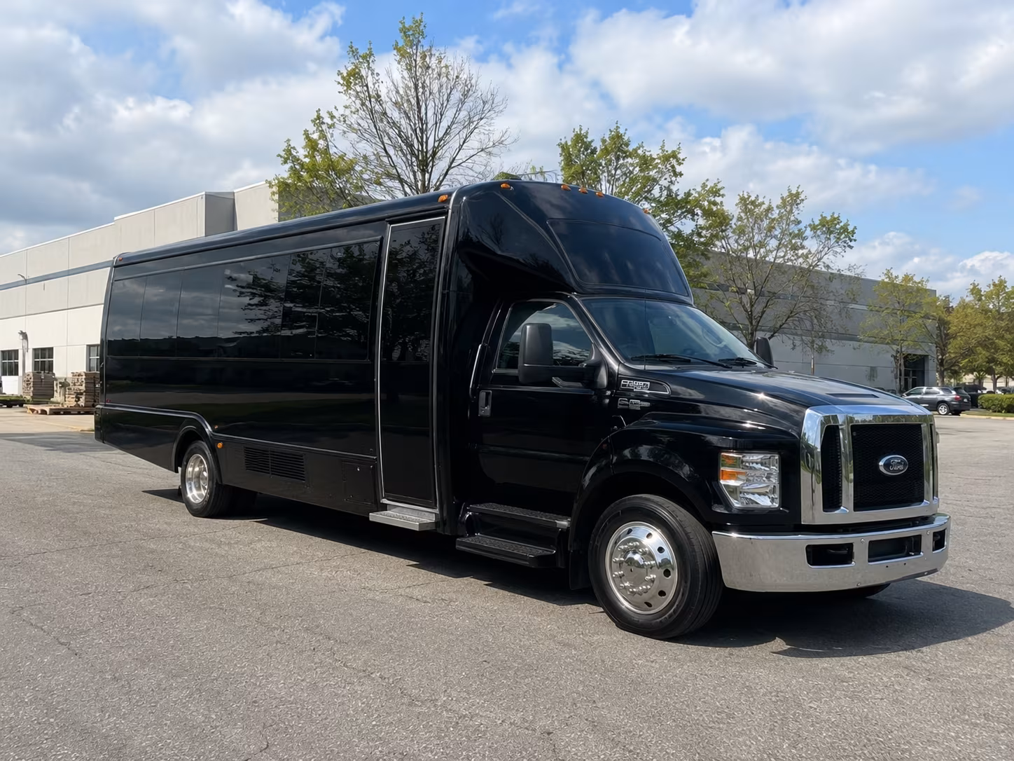 Jacksonville Wedding Transportation party bus exterior