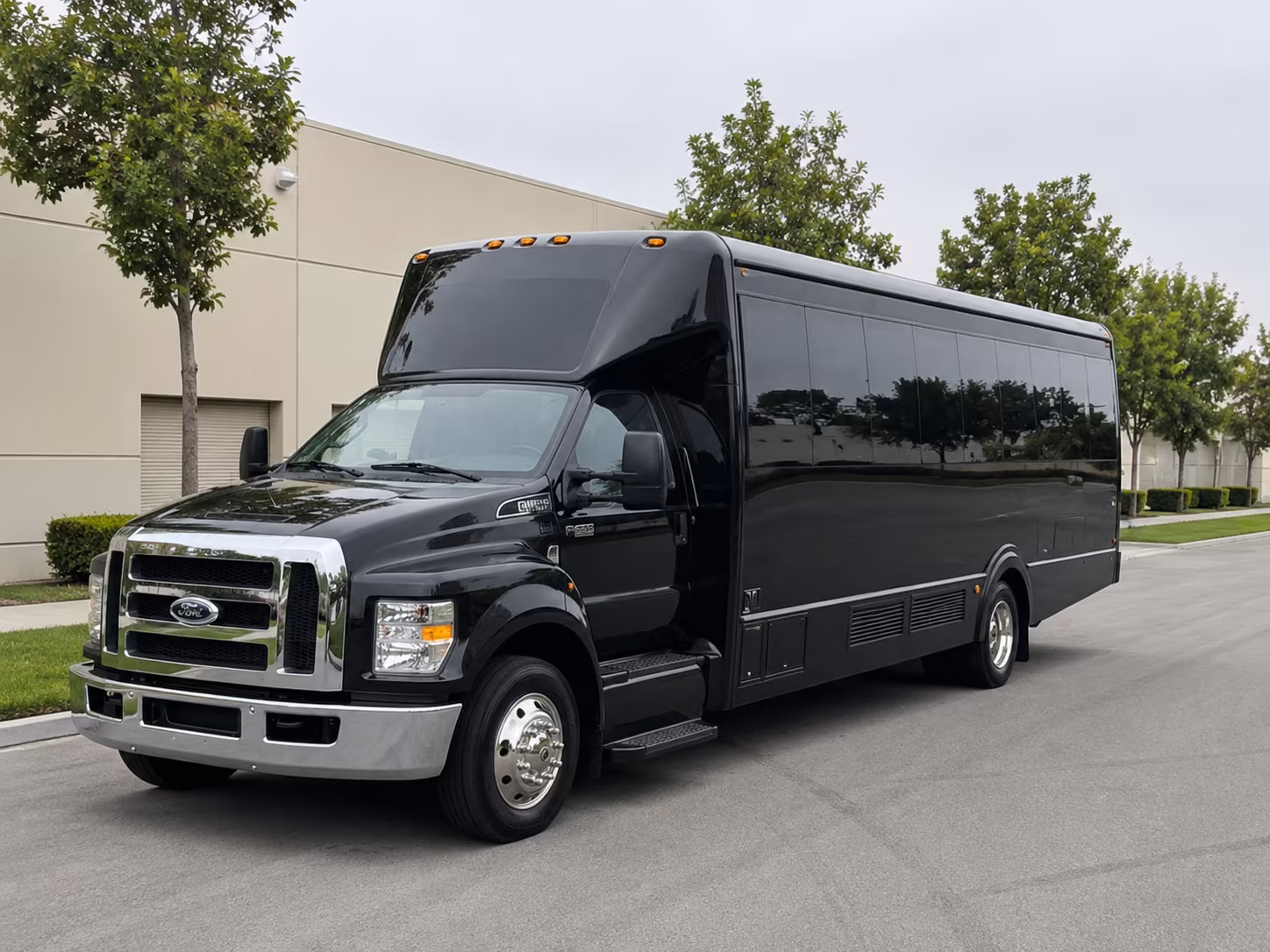 Jacksonville Wedding Transportation party bus exterior
