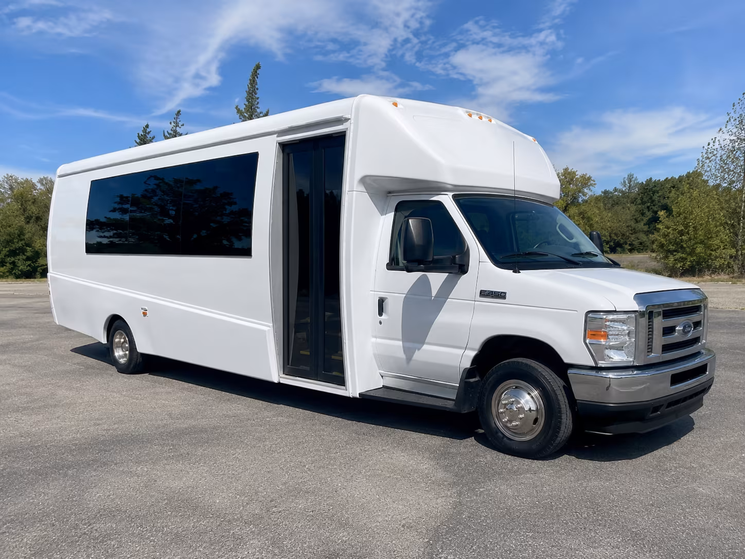 Jacksonville Wedding Transportation party bus exterior
